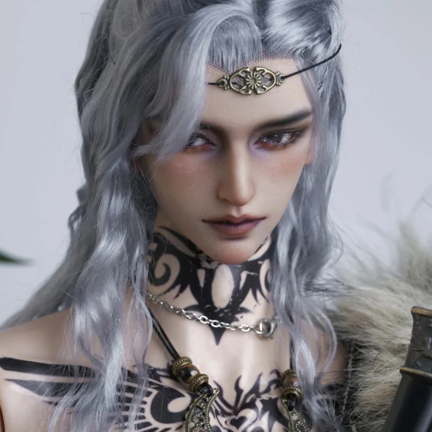 

Bjd Doll 1/3 GuanNan70 Maturity Charm Uncle Jointed Dolls Male SD Head Long and Slender Eyes Unclothed Body Resin Figure