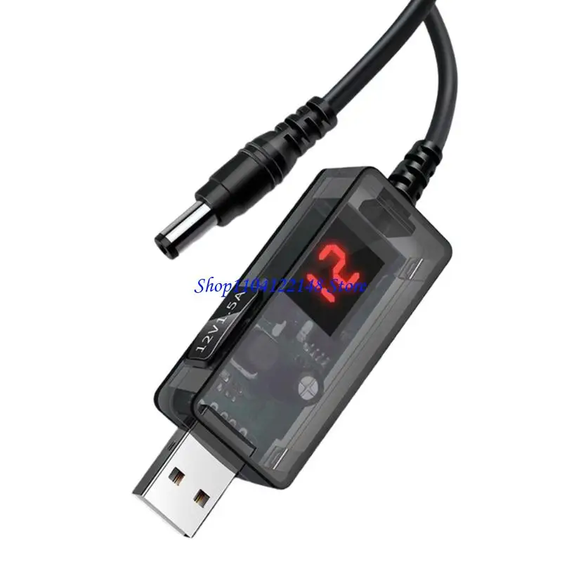 P9FA 5V To 12V Cable Adjustable Feature Clear Design Overvoltage Protections