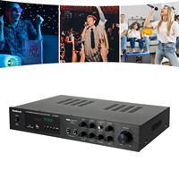 600W 5.0-Channel Audio Amplifier High-Fidelity Sound LED Screen Remote Controller Durable Fashion for Home Theater Karaoke