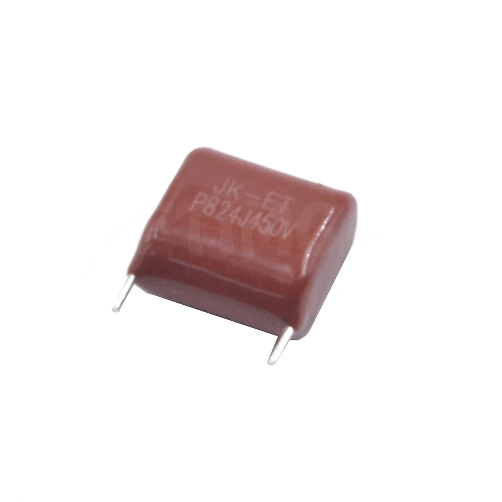 10PCS/LOT CBB Capacitor 824J450V 0.82UF 820NF 824J 450V P15 Polypropylene Film Capacitor CBB21 CBB22 450V824J