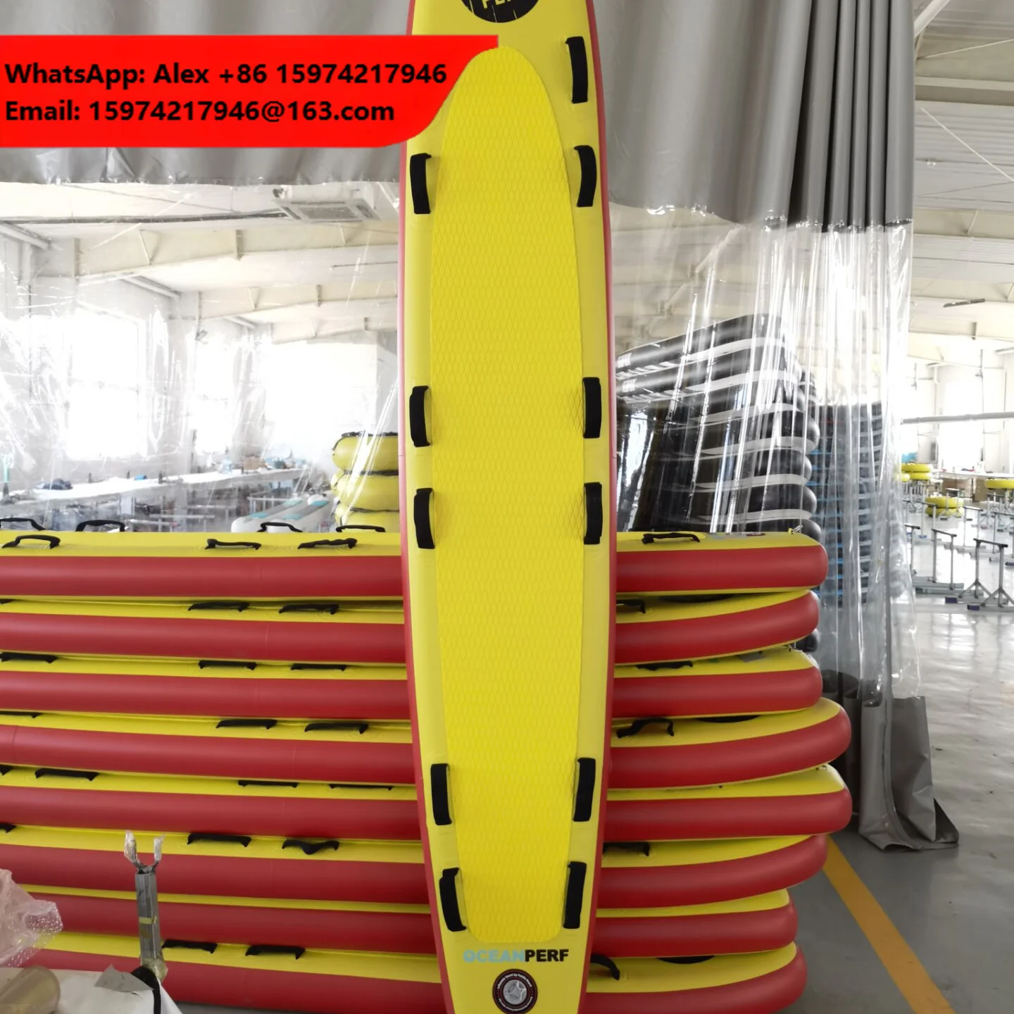320X60X15Cm Jet Ski Rescue Sled Promotion Surf Surfboards Inflatable Soft Foldable Paddle Board