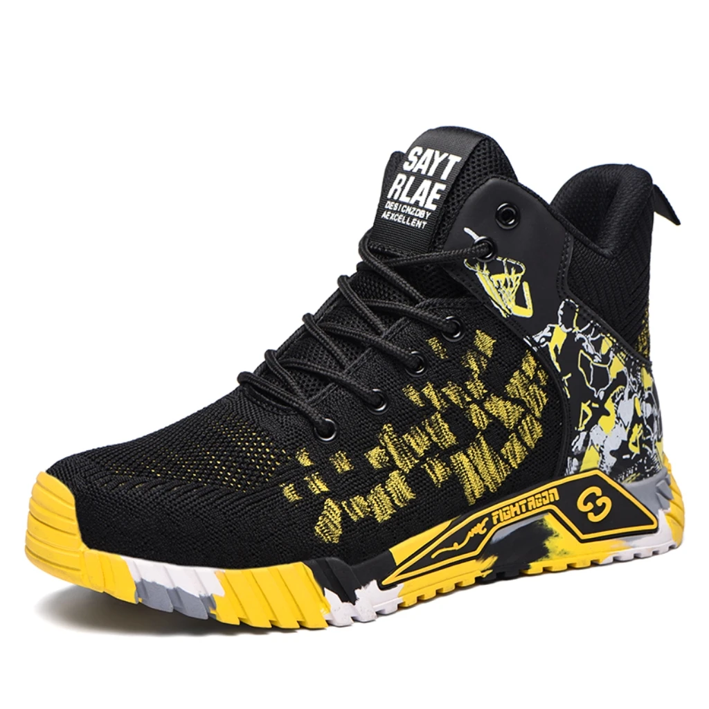 High Top Sicherheitsschuhe Männer Anti Zerschlagung Anti Punktion Arbeitsschuhe Männer Arbeitssicherheitsstiefel Herrenmode Sicherheit Schutzstiefel