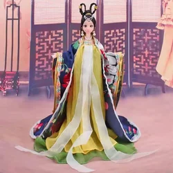 Cosplay Dress For Barbie Dolls Clothes Party Evening Dresses Traditional Chinese Ancient Beauty Costume For Barbie Kids Toys 1/6