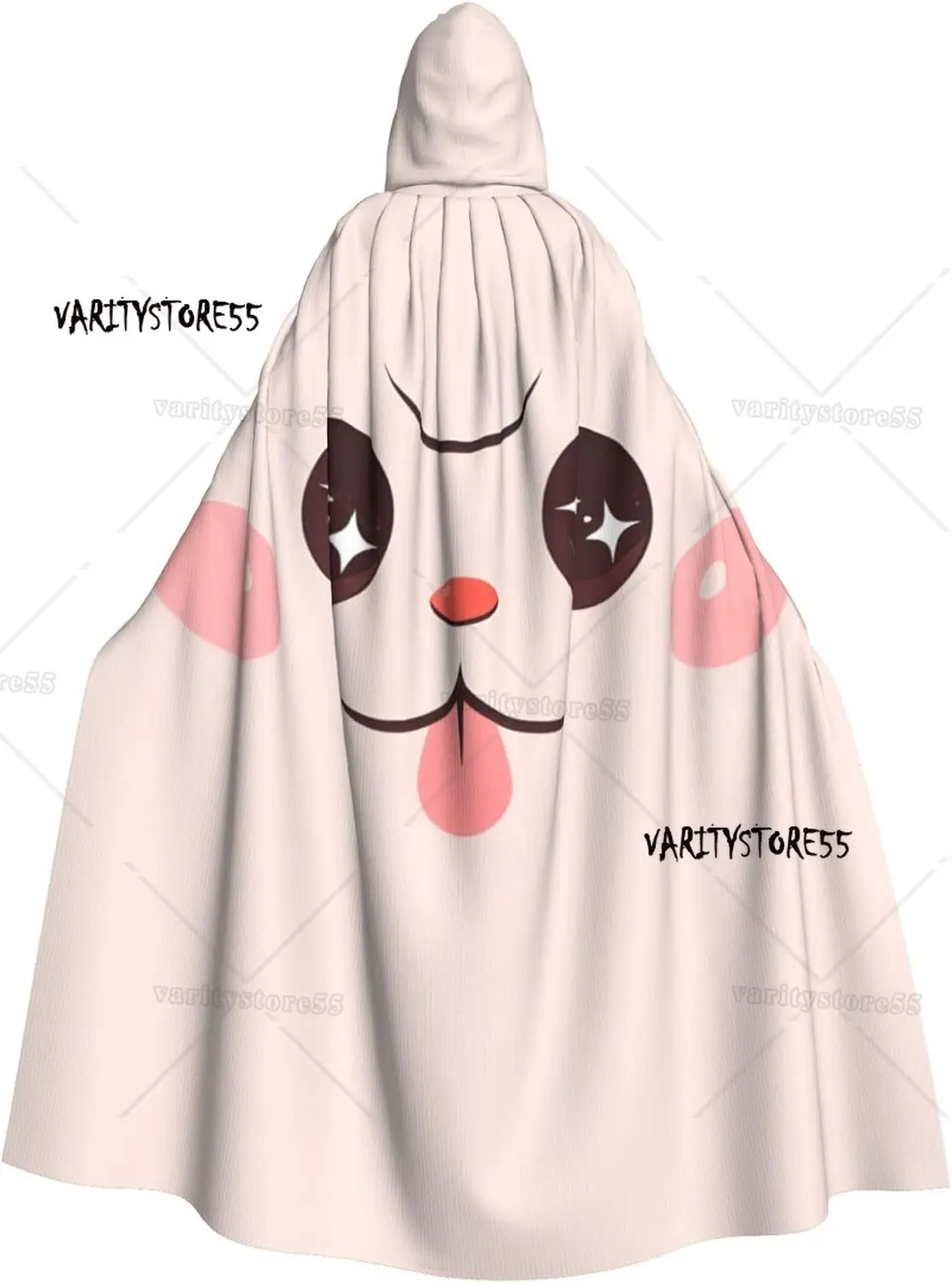 

Плащ с милыми глазами для взрослых на Хэллоуин и капюшоном, удобная праздничная накидка для костюмов, плащ с капюшоном для косплея на Хэллоуин