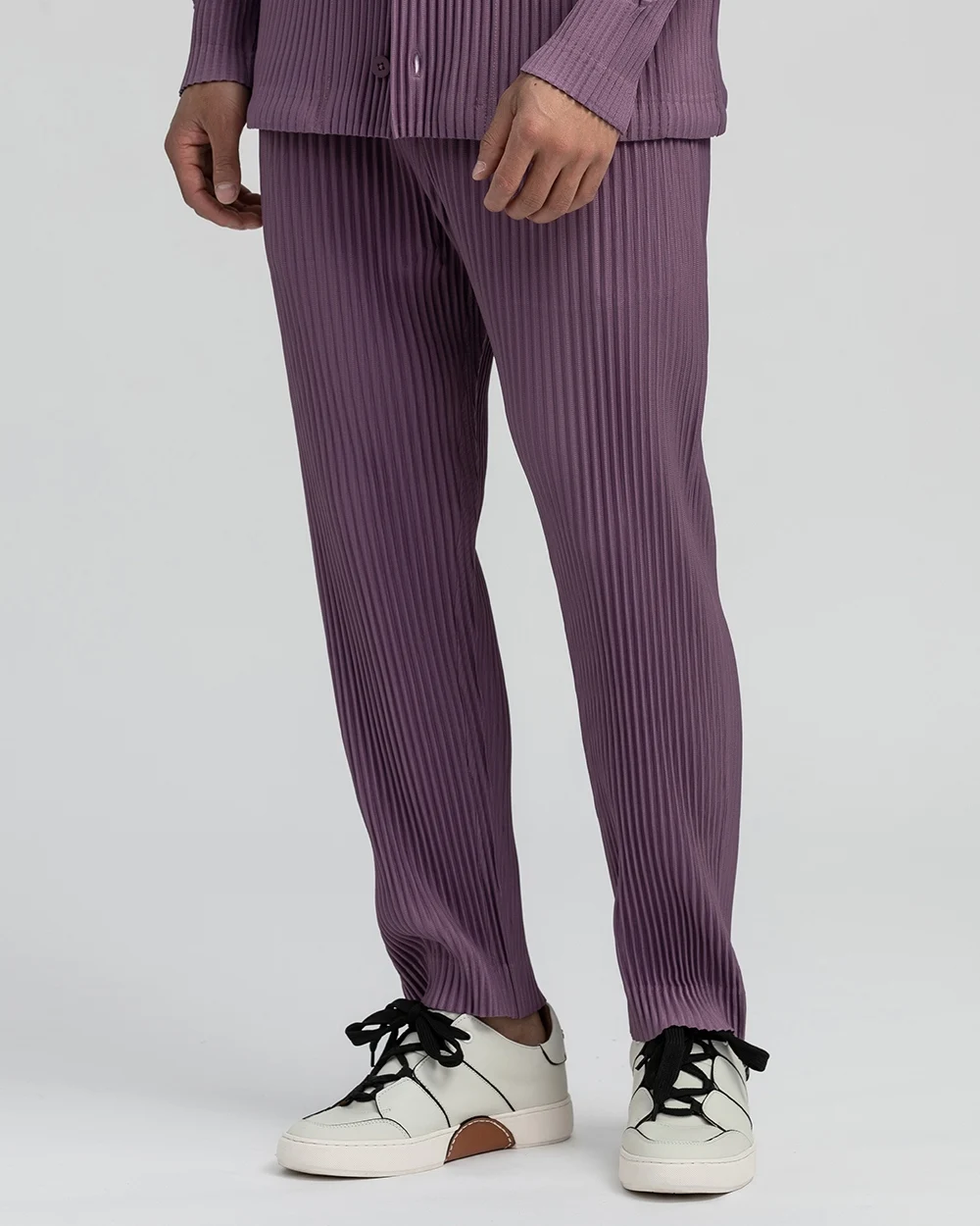 Miyake Pleated Pants For Men Casual Pants Men Japanese Streetwear Men Fashion Japanese Style Trousers Baggy Pants Wild Trousers image 3