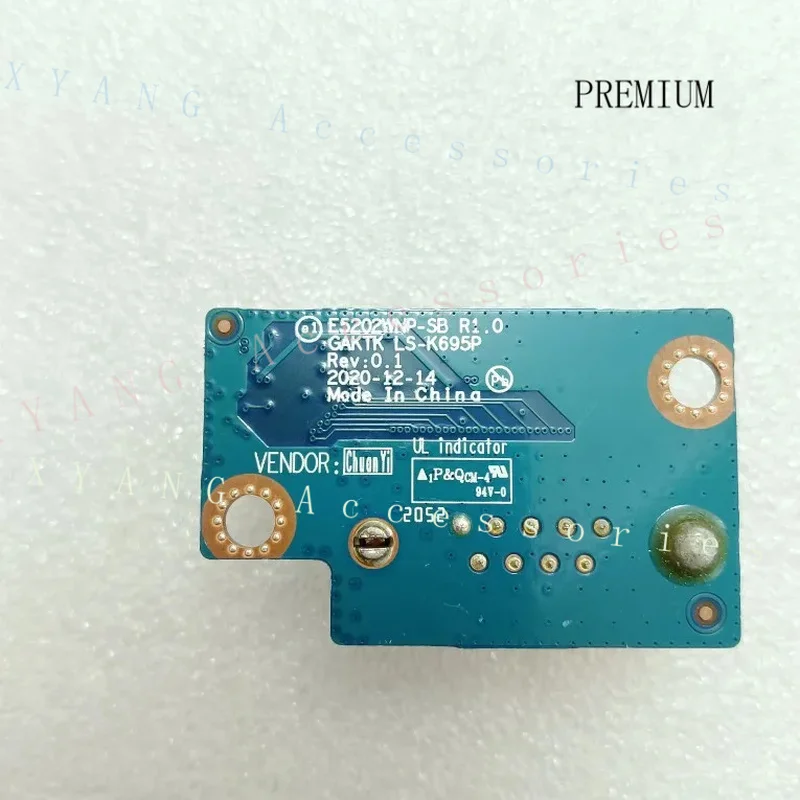 N+ New Internal Demo IO Daughterboard GAKTK LS‑K695P for Dell Laptop Debug Port Board