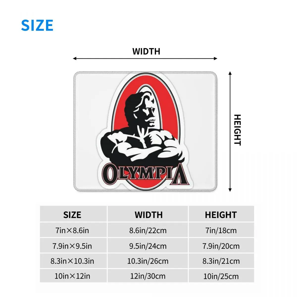 Future Mr OLYMPIA Motivations Multi-size Mouse Pad Computer Keyboard Mouse Mat Gaming PC Laptop Desk Mat Accessories Table Mats
