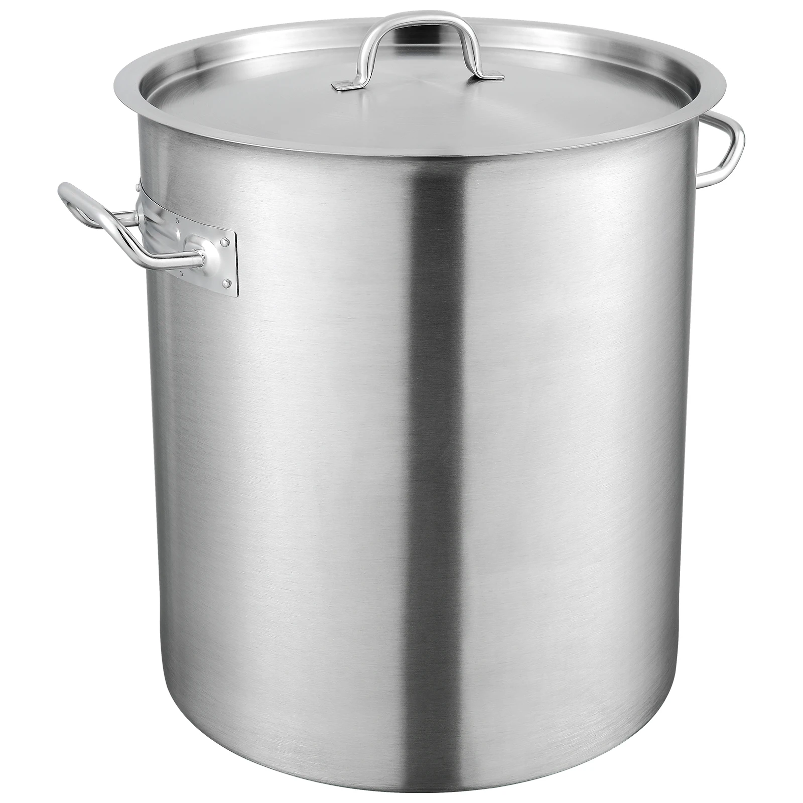 

VEVOR 42 QT Stainless Steel Stockpot Multipurpose Cookware Sauce Pot with Lid & Handle Sanding Treatment for Large Groups Events