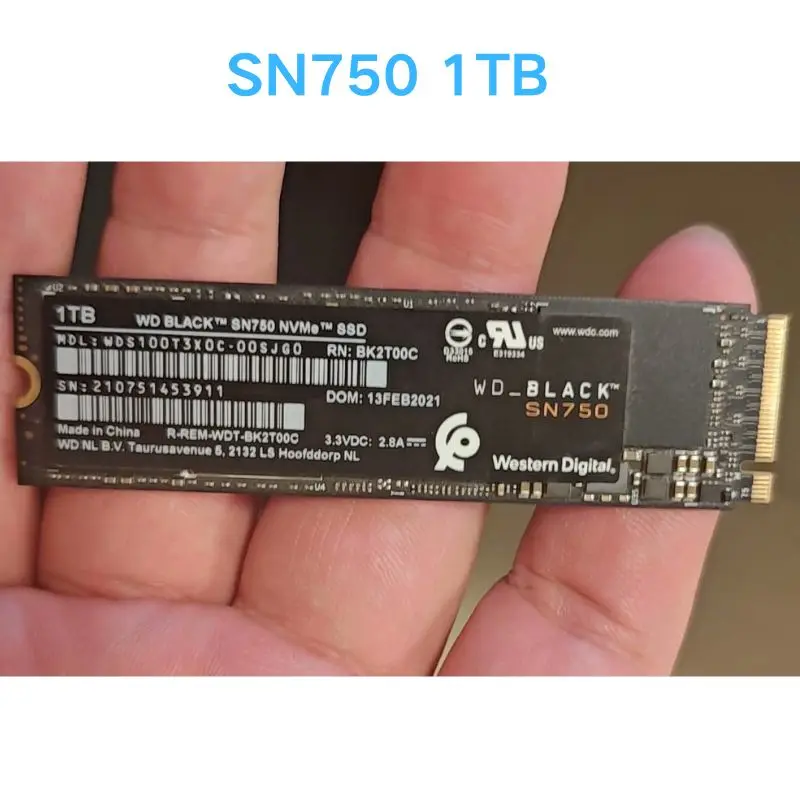 Second hand test OK SN750 1TB Solid State Drive