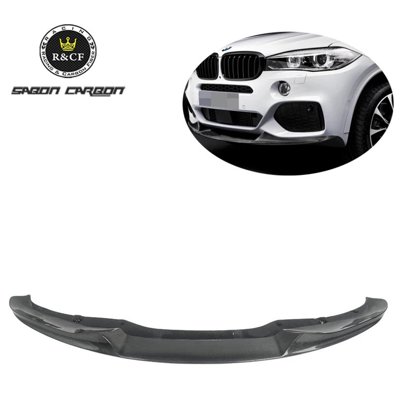 F15 X5 M Tech Carbon Fiber Front Bumper Lip MP Style Auto Front Bumper Lip X5