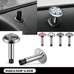 Boulon de sécurité de porte en métal, bouton de verrouillage de porte, goupille décorative pour MINI COOPERS S One JCW F53 F54 F55 F56 F60 R50 R55 R56 R57 R60 R61, 1 pièce