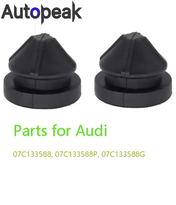 2x for Audi A1 A3 A4 A5 A6 A7 A8 Q2 Q3 Q5 Q7 rubber Bonnet Hood Air Intake Filter Grommet mount mounting bushing Buffer Cushions