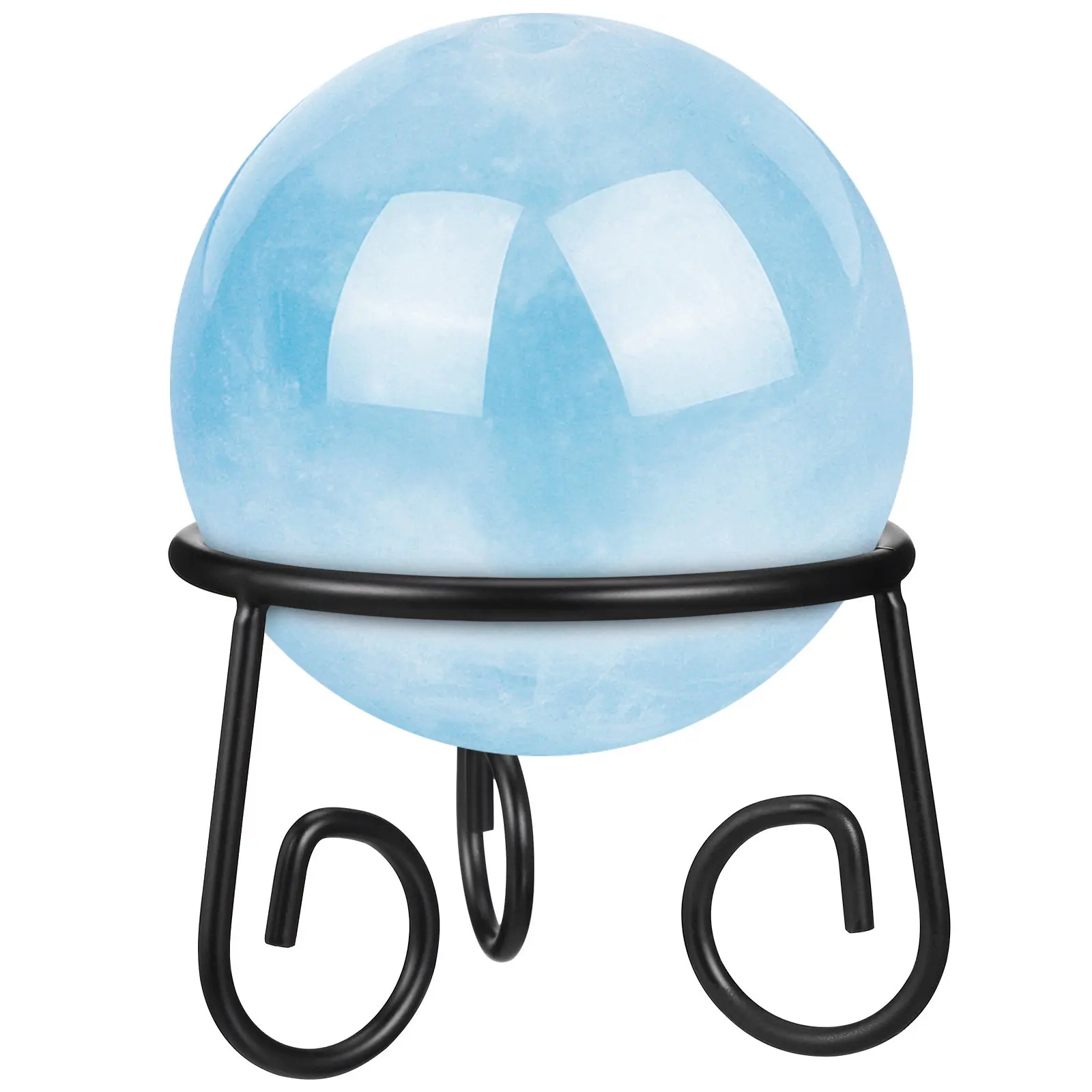 Crystal Ball Stand Iron Base for Gazing Globe Display Decorative Bowl Stand Small Vase Holder Household Decoration Accessory