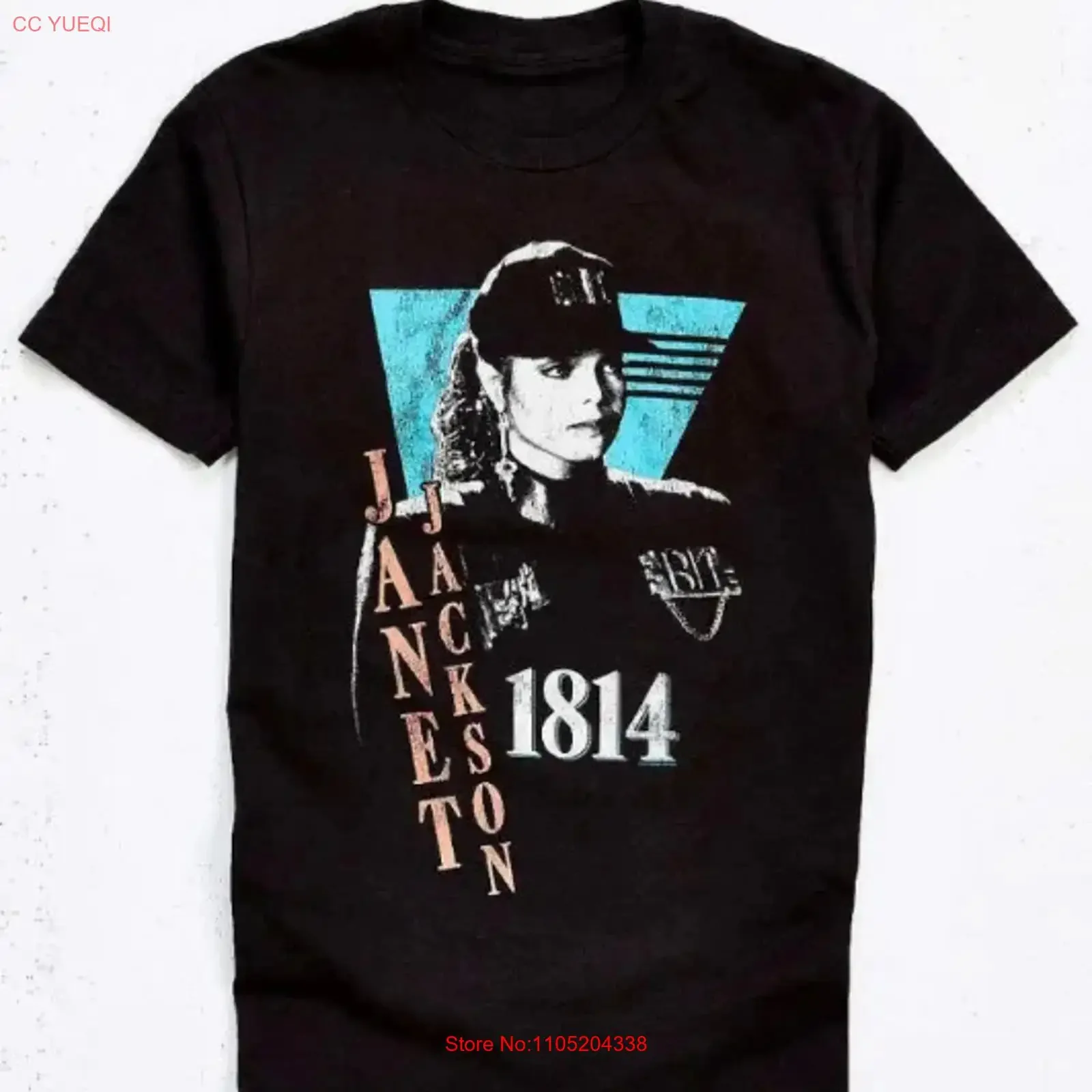 تي شيرت جانيت جاكسون شكرًا لك على عيد الأب من القطن هدية مضحكة عتيقة مصممة برسومات جرافيك مغسولة وجيدة التهوية ملابس كاجوال ناعمة