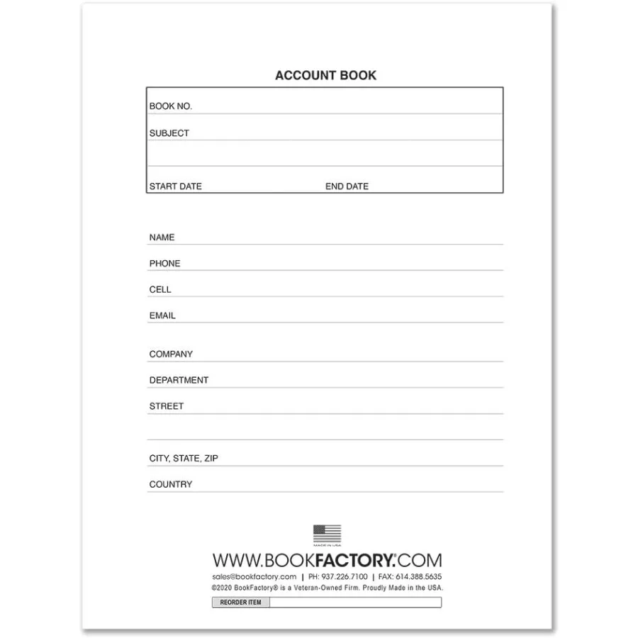 財務記録や会計作業用の6列元帳 マルーン色のハードカバー、6列の縫製ノート