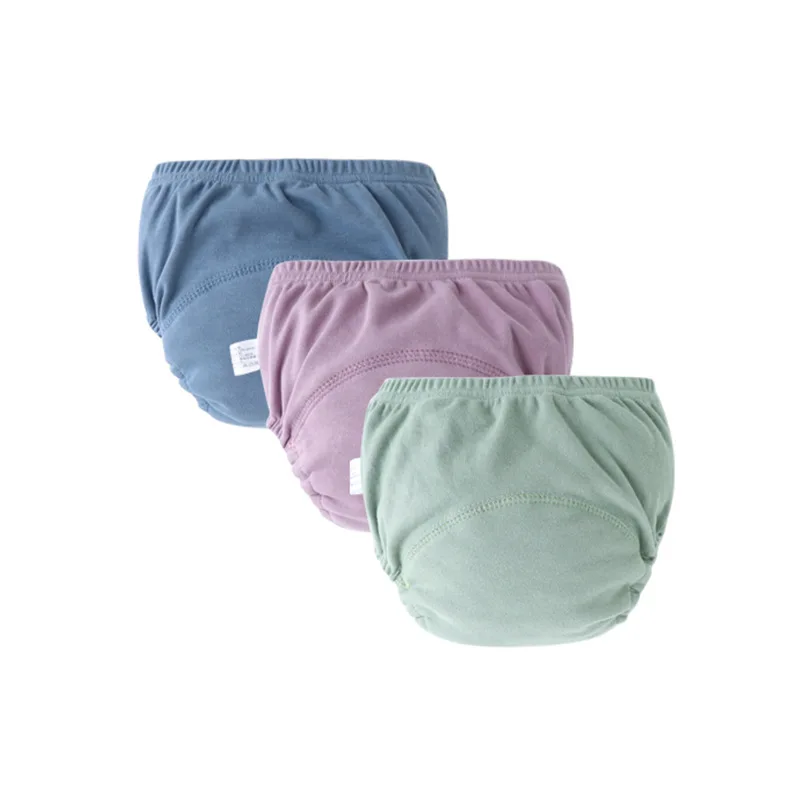 Pantalones de entrenamiento de pañales para bebés, ropa interior para niños y niñas, pañales de tela lavables para niños, pañales reutilizables, pantalones cortos para niños pequeños