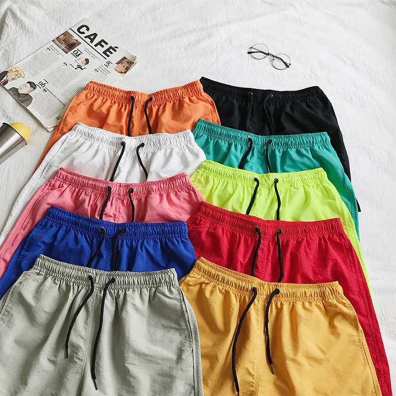 Designer Brand Gentleman Casual Drawing Shorts Cintura, Shorts de Praia Fitness Verão, Shorts de Natação, Novo, 2022