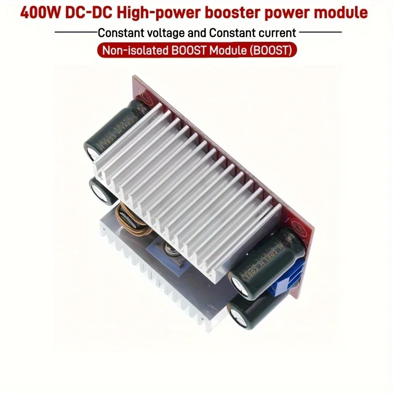 DC-DC 400W 15A Step-up Boost Converter Constant Current Power Supply LED Driver 8.5-50V to 10-60V Voltage Charger Step Up Module