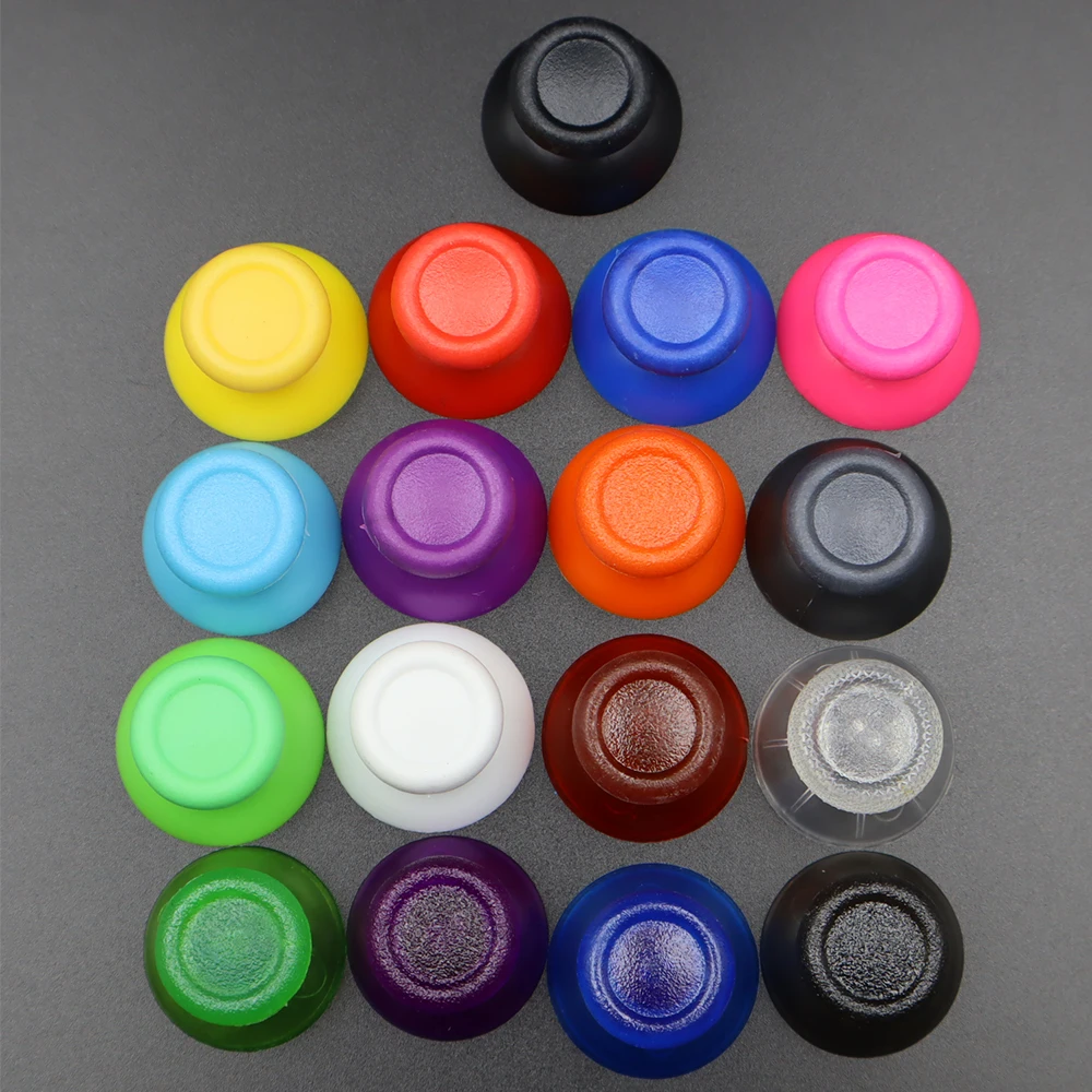 2pcs สําหรับ PS4 Controller 3D Analog จอยสติ๊ก Thumb Stick Grip CAP Thumbsticks ฝาครอบเห็ดหมวกเปลี่ยน