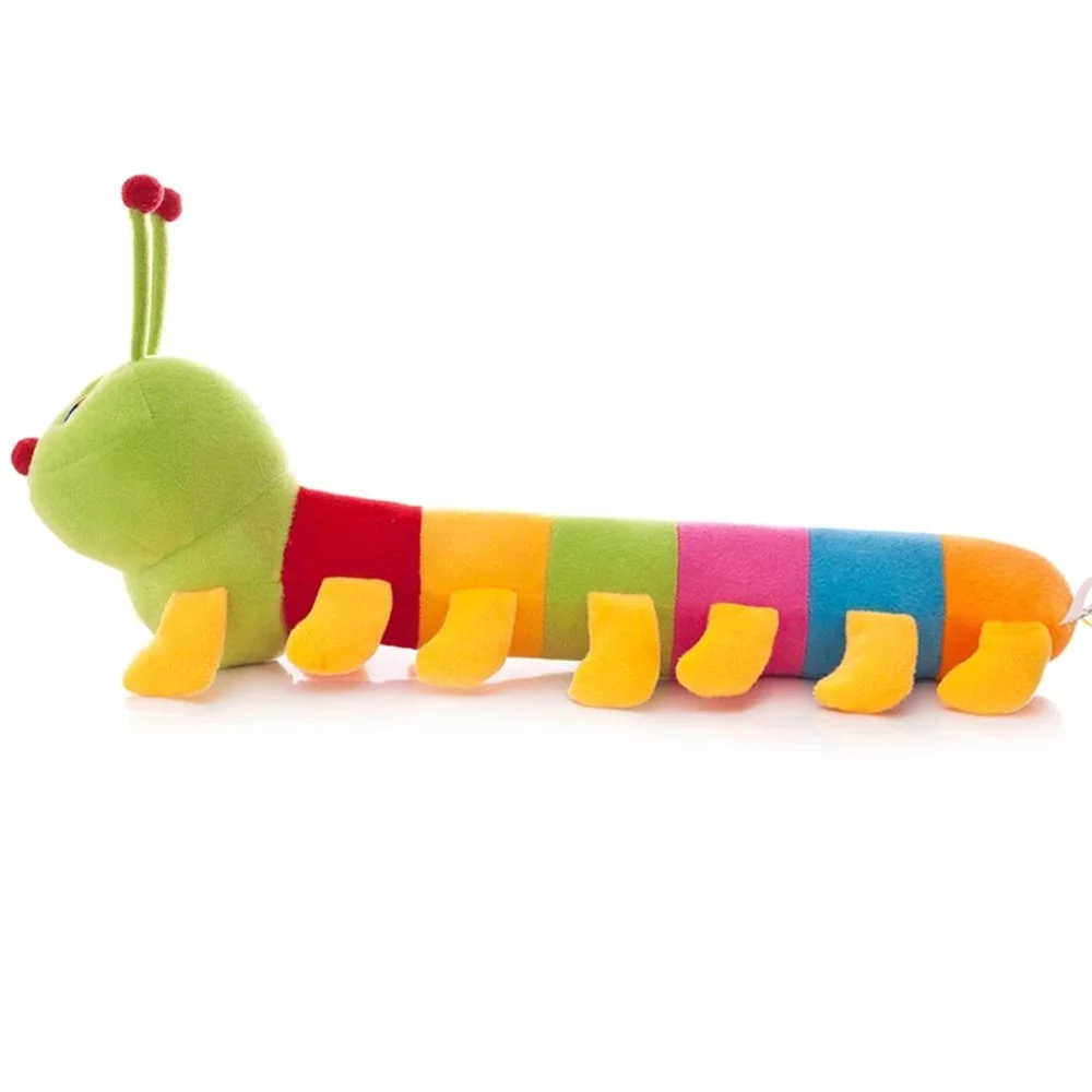 

Kids Children Multicolor Birthday Gift Cotton Inchworm Soft Cotton Children Doll Stuffed Toys Caterpillar Toy Stuffed Insects