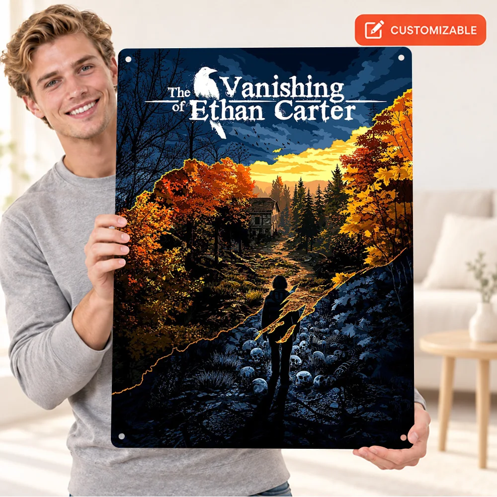 The Vanishing Of Ethan Carter Printed Poster Retro Bold Design Home Office Wall Art Customized Aluminum Metal Sign Unique Gift