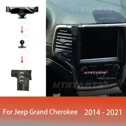 Car Phone Holder Mobile Mount Stand For Jeep Grand Cherokee 14-22  Adjustable GPS Navigation Bracket Car Lnterior Accessories