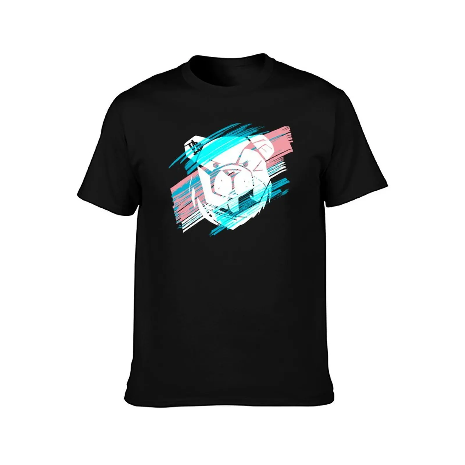 ROBUST BEAR TRACES 08 T-Shirt, Summer Casual Cotton Tee, Oversized Streetwear Tops, Vintage Graphic Print, Unisex Men Women