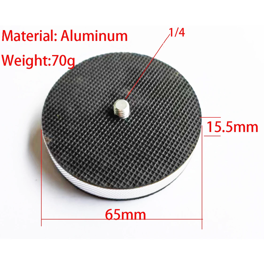 برغي تحويل محول معدني 3/8 أنثى إلى 1/4 ذكر لرأس ثلاثي القوائم OD = 65 مم كاميرا ثلاثية القوائم، 3/8 بوصة - 16 إلى 1/4 بوصة - 20 محول