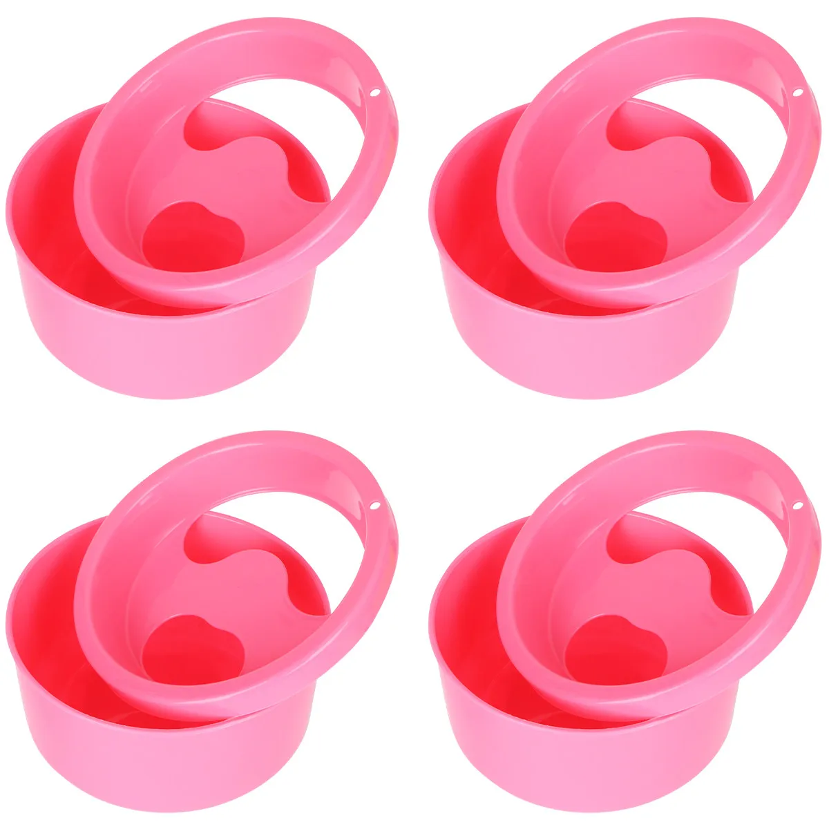 Lot de 4 Bols de Trempage pour Ongles Robustes – Bols de Manucure pour DIY, Retrait de Faux Ongles, Nutrition des Cuticules – Coffret Cadeau pour Salon et Usage Domestique