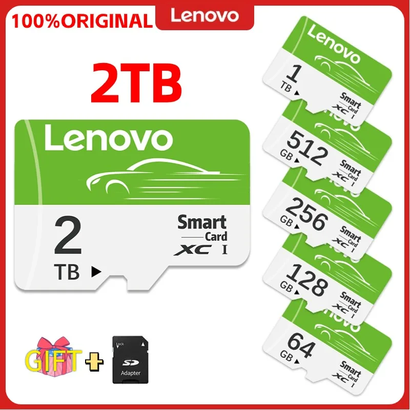 Karta pamięci Lenovo V30 1TB Micro TF SD 512GB 2TB Karta pamięci 256GB Karta TF Class10 Szybka karta A2 do telefonu komórkowego PC Bezpłatna dostawa