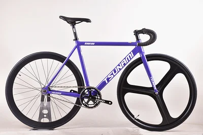 TSUNAMI ピストバイク ブラック 700C WEAPON / TSUNAMI Premium Bicycle Products for Single Speed Bike