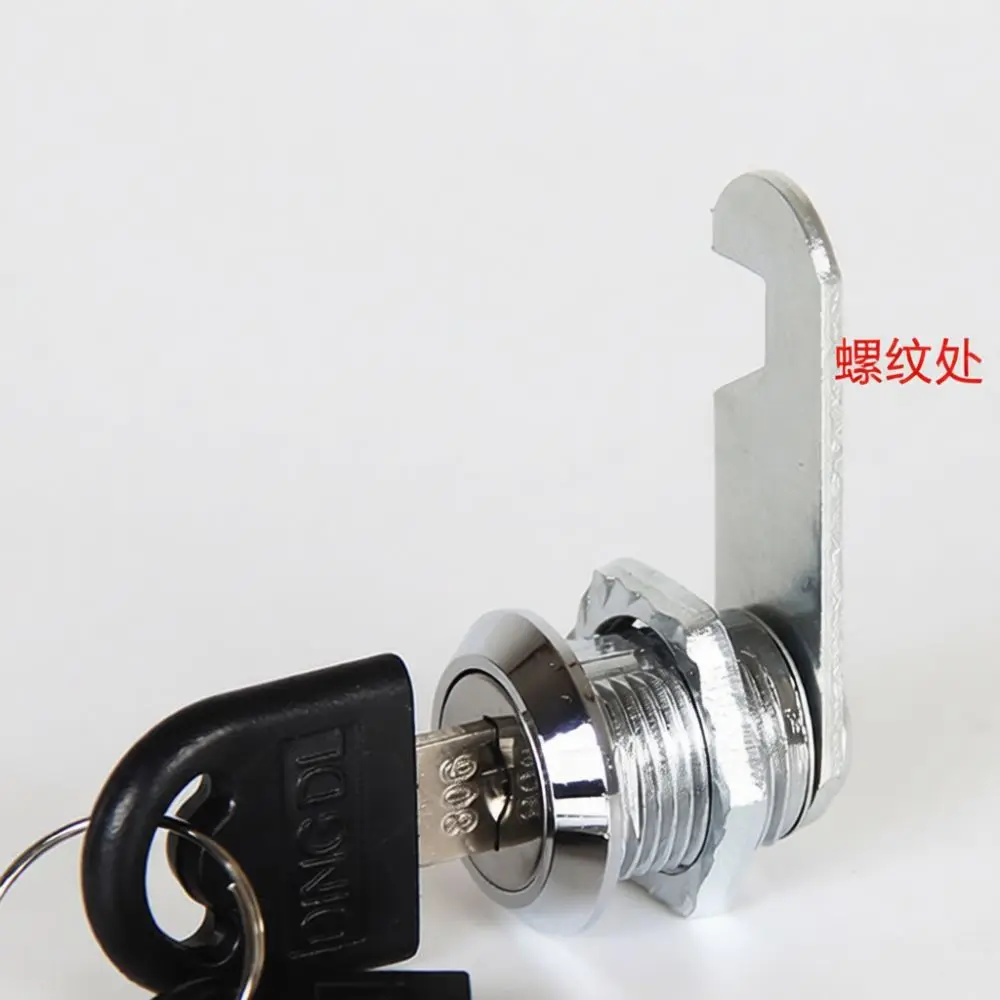 Secure Cam Lock For Mailbox File Cabinet Drawer Locker Zinc Alloy Cylinder Replacement Lock Hardware Industrial Home Supply
