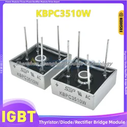 5PCS/LOT KBPC3510W KBPC3508W KBPC3506W KBPC3505W KBPC3504W KBPC3502W KBPC3501W KBPC3503W Rectifier bridge