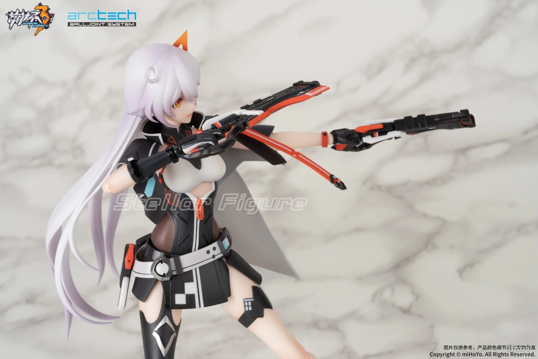 【SF】Auf Lager APEX-TOYS ARCTECH 3 Kiana Kaslana Figuren mit 1/8 Verhältnis, Animationsspielzeug-Sammlung