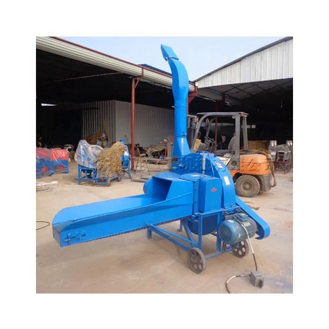 Cattle sheep feed crushed Ensilage machine Farm kneading silk crusher high yield high efficiency grinding hay cutter