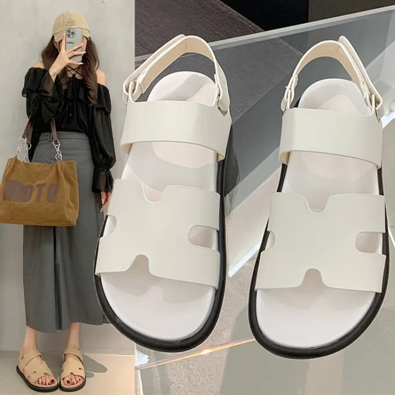 2023 Summer Flats Comfort Beach Slipper Women\'s Fashion Shoes Sandals Flip-Flops Ladies Casual Slipper