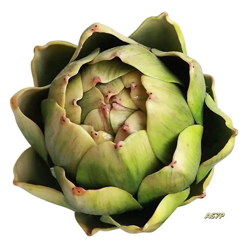 

12Pcs Green Artificial Artichoke Plastic Fake Flower Fake Artichoke For Home Wedding Party Table Decoration