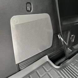 For Ford Explorer 2020 2021 2022 2023 Stainless Steel Car Door Audio Speaker Decorative Cover Trim Sticker Interior Accessories