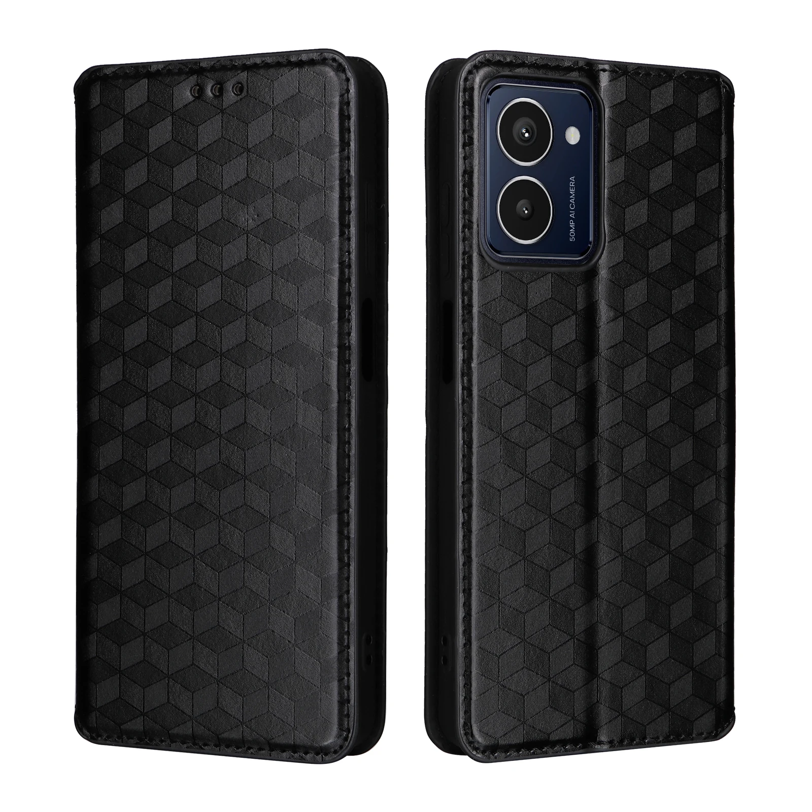 Flip Leather Cover For Nokia HMD Pulse+ Pro Plus Magnetic Skin Three Dimensional Pattern Shockproof Card Slot Wallet Phone Case