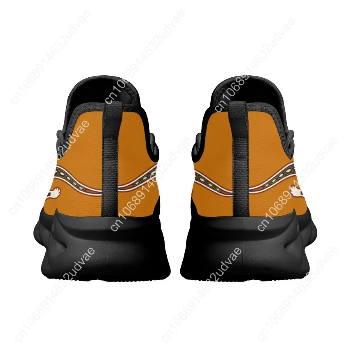 Australia Aboriginal Lizard Indigenous Art Design Sneakers Casual Mesh Swing Shoes Women's Outdoor Lace-up Tennis