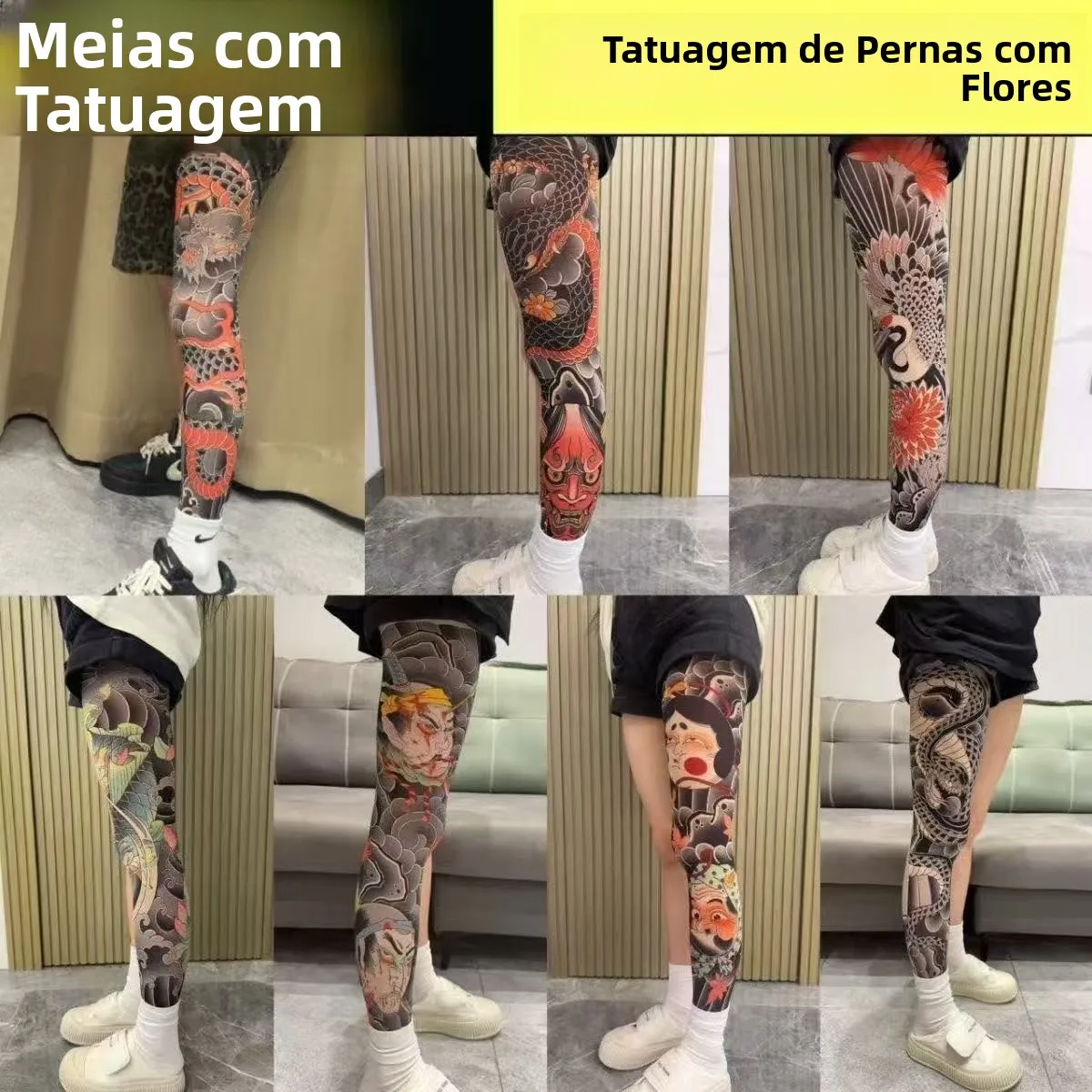faixa-de-braco-esportiva-de-silicone-com-estampa-de-tatuagem-protecao-solar-seda-gelada-antiderrapante-e-respiravel-joelh