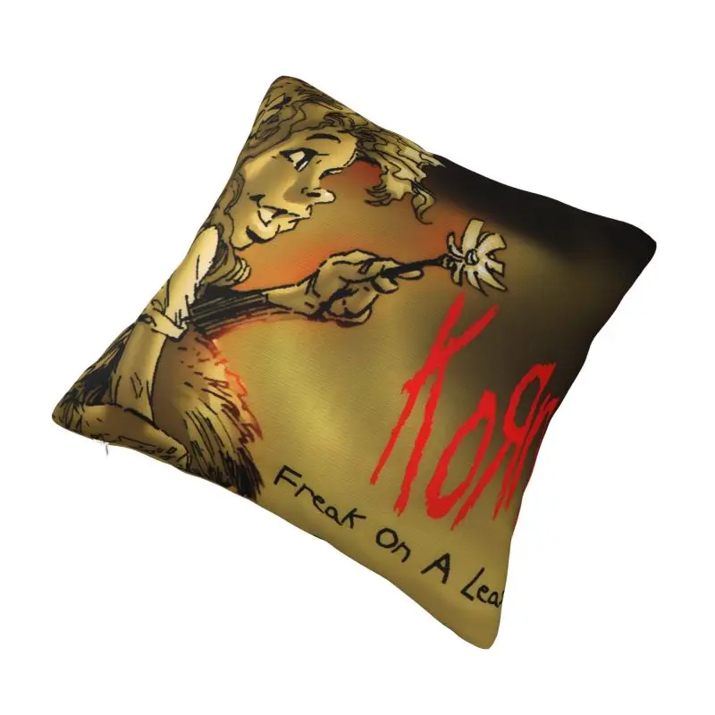 Custom Korns Heavy Metal Music Hard Rock Roll Modern Pillow Cover Band Chair Cushion