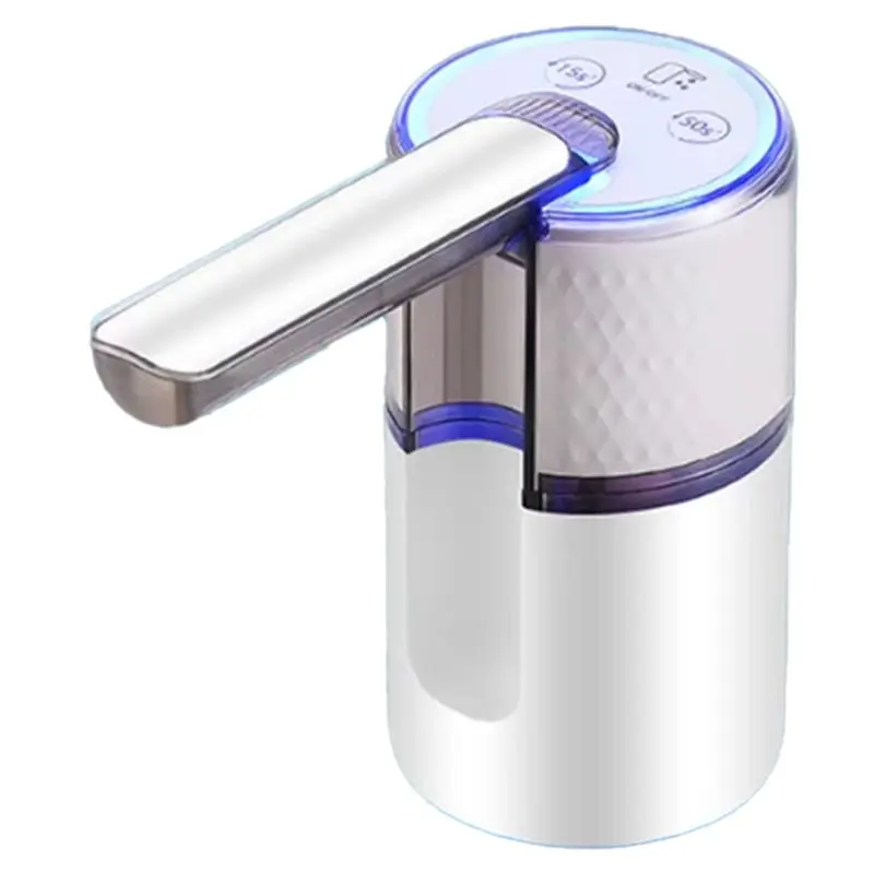 Electric Water Dispenser, Foldable Bottle Pump With Automatic Touch Control For Home, Black-AT36