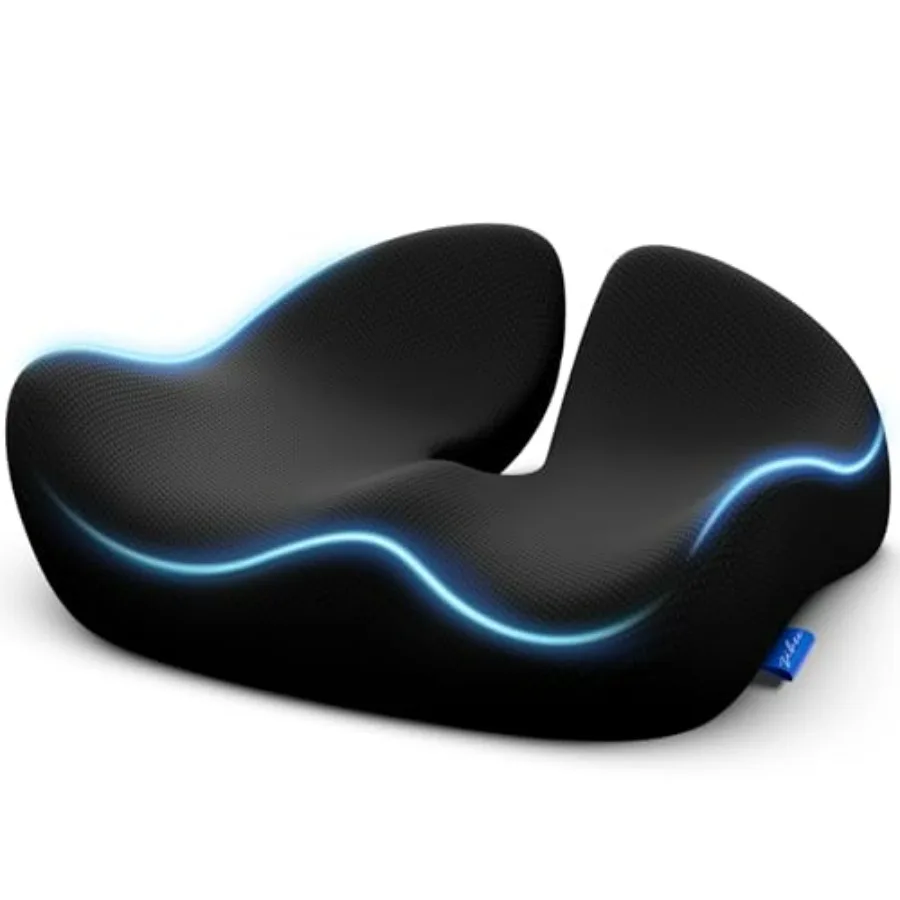 

Pioneering Seat Cushion for Pressure Relief, Ergonomic Office Chair Cushion for Sciatica, Back, Hemorrhoids and Tailbone Pain R