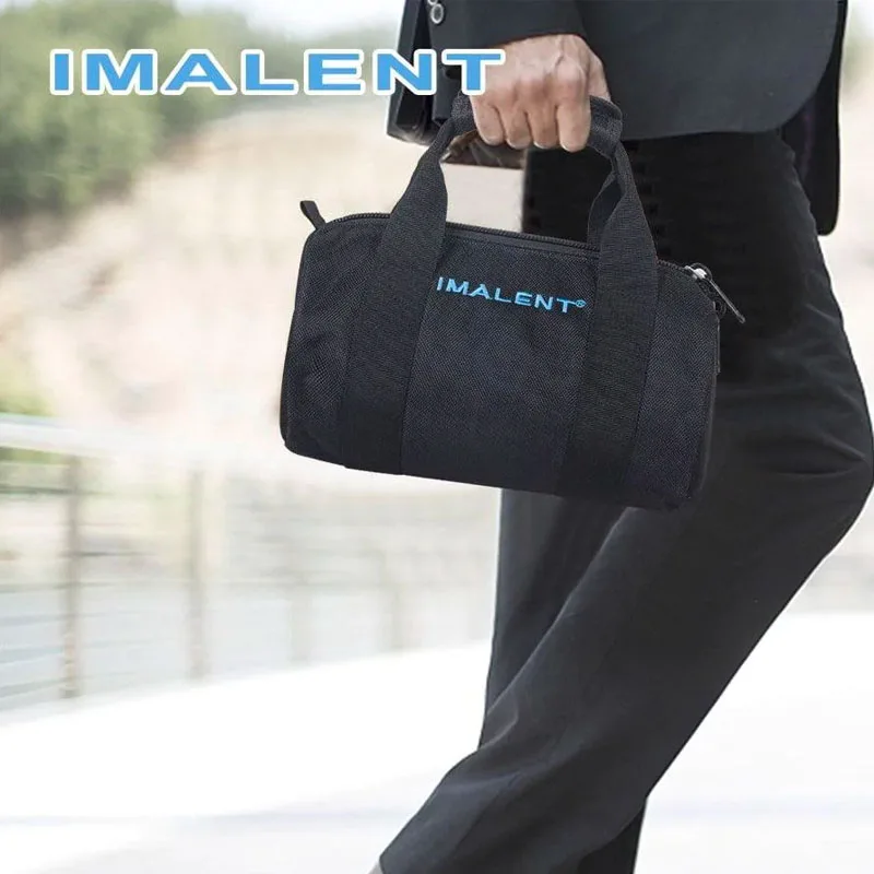 Imagem -06 - Imalent Nylon Lanterna Bolsa Bolsa de Ombro para Tocha Câmera Telefone Alta Capacidade