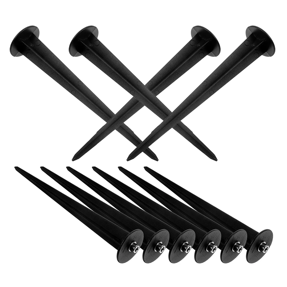 

10Pcs Durable Aluminum Solar Stakes Outdoor Garden Lamp Fixtures Easy Install Windproof Landscape Lighting Path Light Stakes