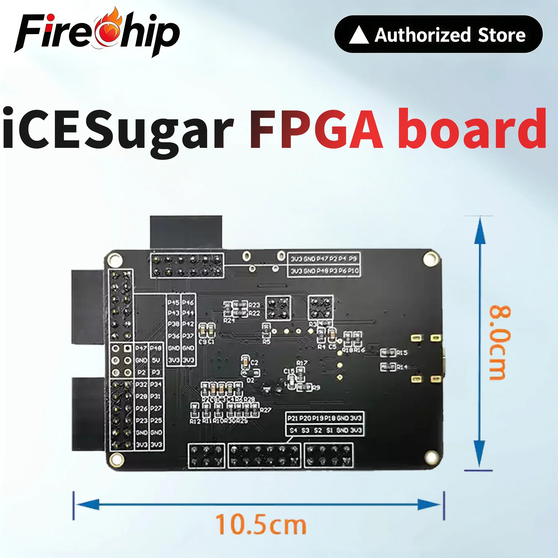 FireChip iCESugar FPGA Development Board Open Source RISC-V ICE40UP5k Icebreaker