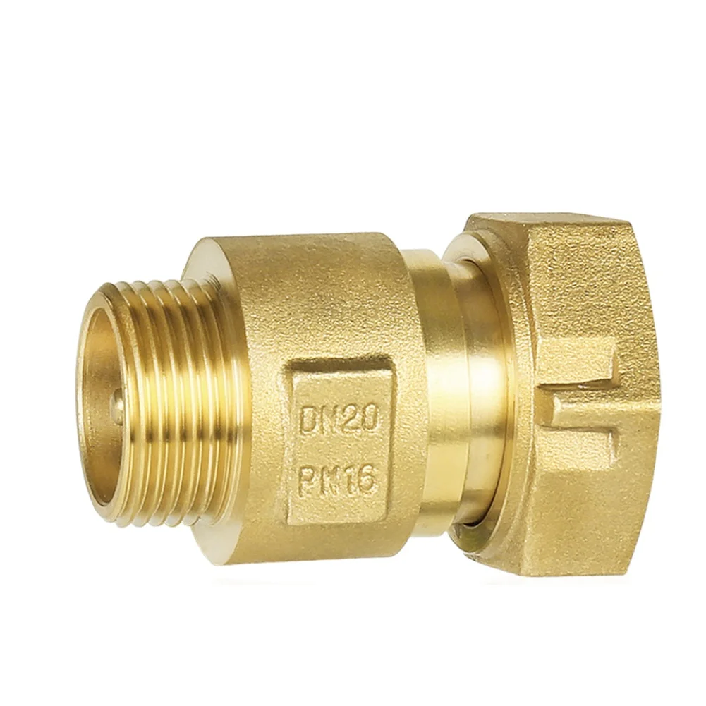 Automatic Backflow Prevention Valve Easy Installation Swing Check Valve Brass Check Valve Effective Backflow Prevention
