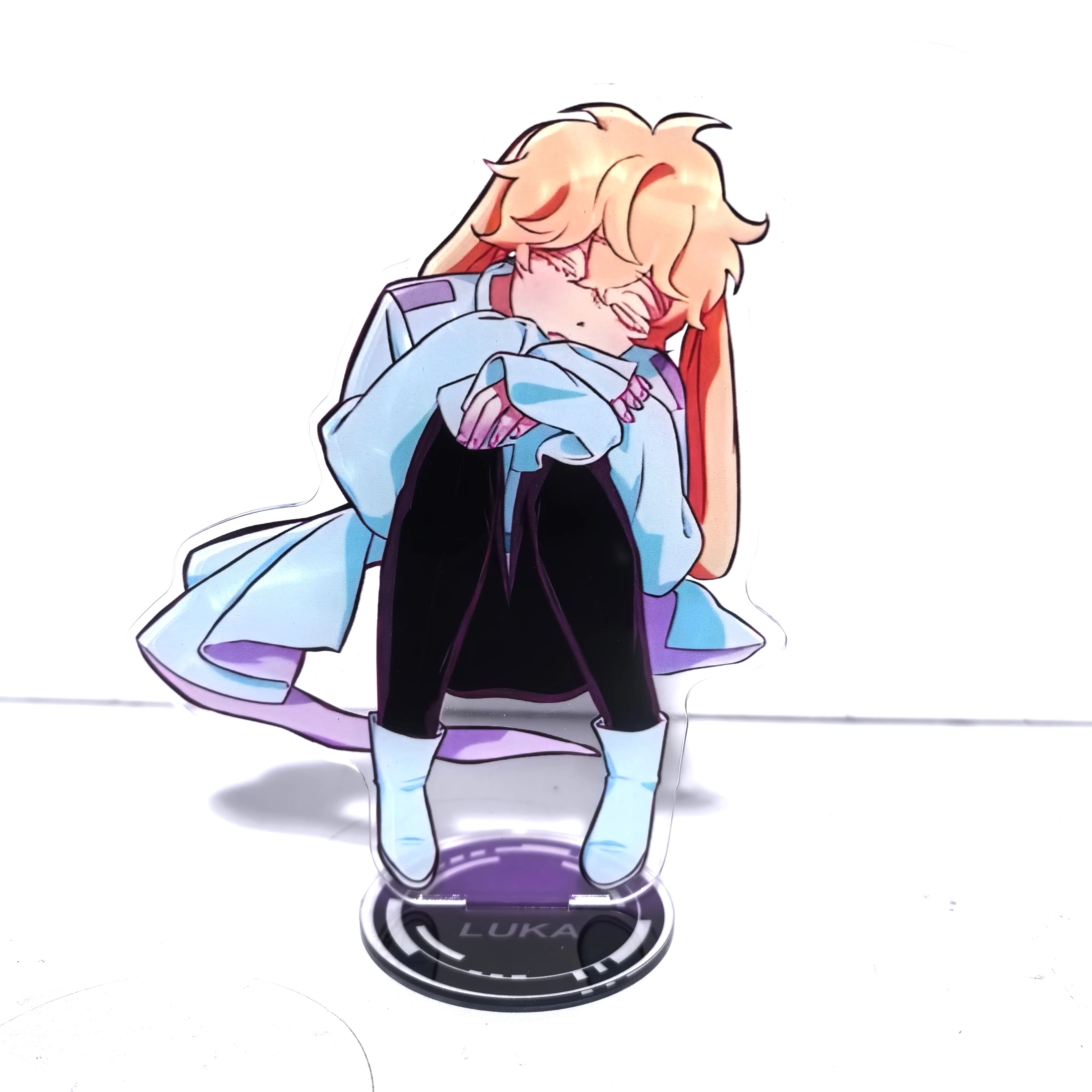 أنيمي الغريبة المرحلة إيفان Sua MiZi Till Luka Hyuna الاكريليك حلية حامل نموذج لجسم عرض لوحة سطح المكتب الديكور هدية #4