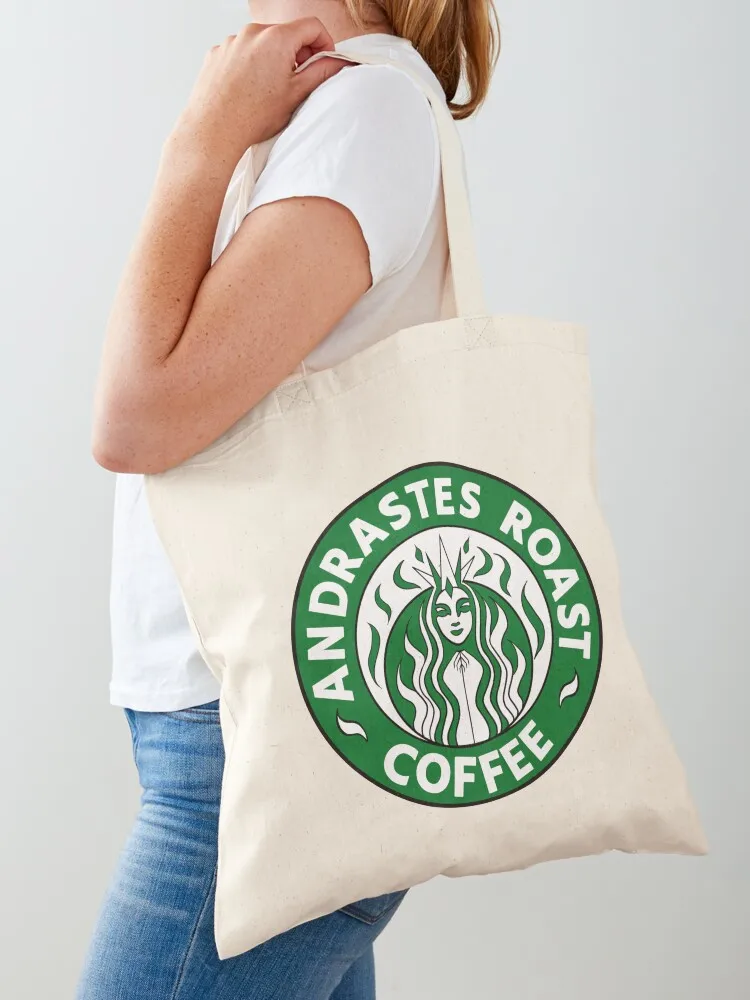 Andrastes Roast Coffee - Inquisition Green Tote Bag custom fabric bag tote bag custom Women's beach bags Canvas Tote